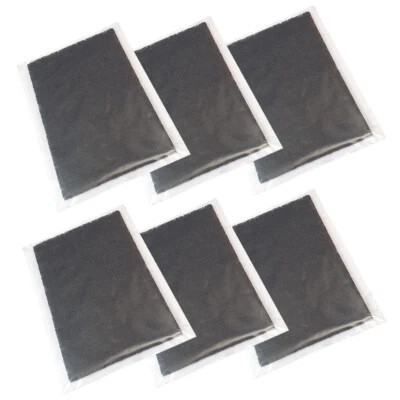 6 x PeeWee Kohle Filter Aktivkohlefilter Katzenklo Dome, Hus 15 x 10 cm x 0,5 cm