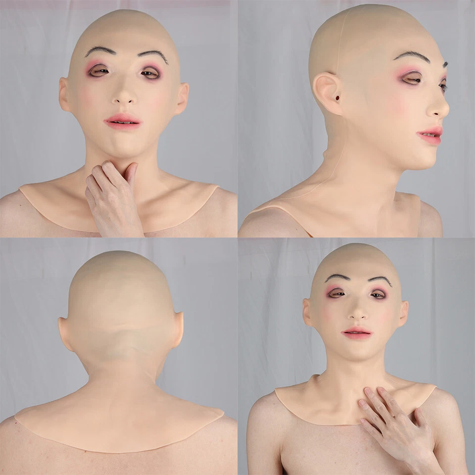 KnowU Weibliche Maske Silikon Realistische Haut Cosplay Für Männer Crossdresser - Bild 2 von 4