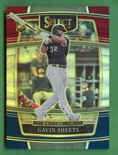 GAVIN SHEETS 2022 SELECT BASEBALL ROOKIE TRI-COLOR PRIZM CHICAGO WHITE SOX
