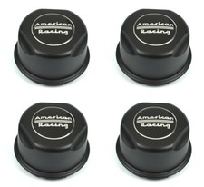 4x American Racing Ar172 Baja Satin Black Wheel Center Caps 6x5.5 Gm 1307100sb