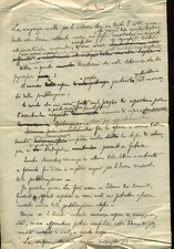 Autografo storia Fiume militare D' Annunzio gen. Vittorio Emanuele Pittaluga