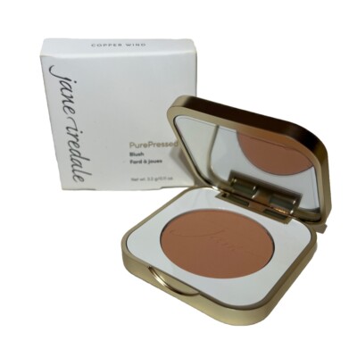 Jane Iredale PurePressed Blush Full Size Copper Wind Compact w Mirror