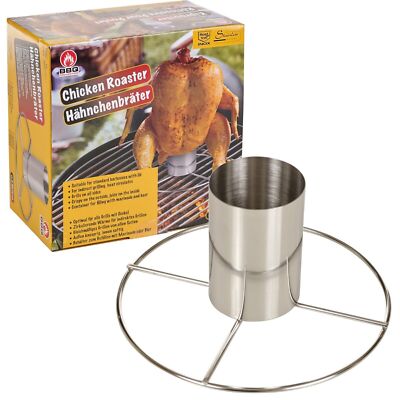 Barbecue Bierdose Vertikal Hähnchenbräter Grillständer Herd Halter BBQ Werkzeuge
