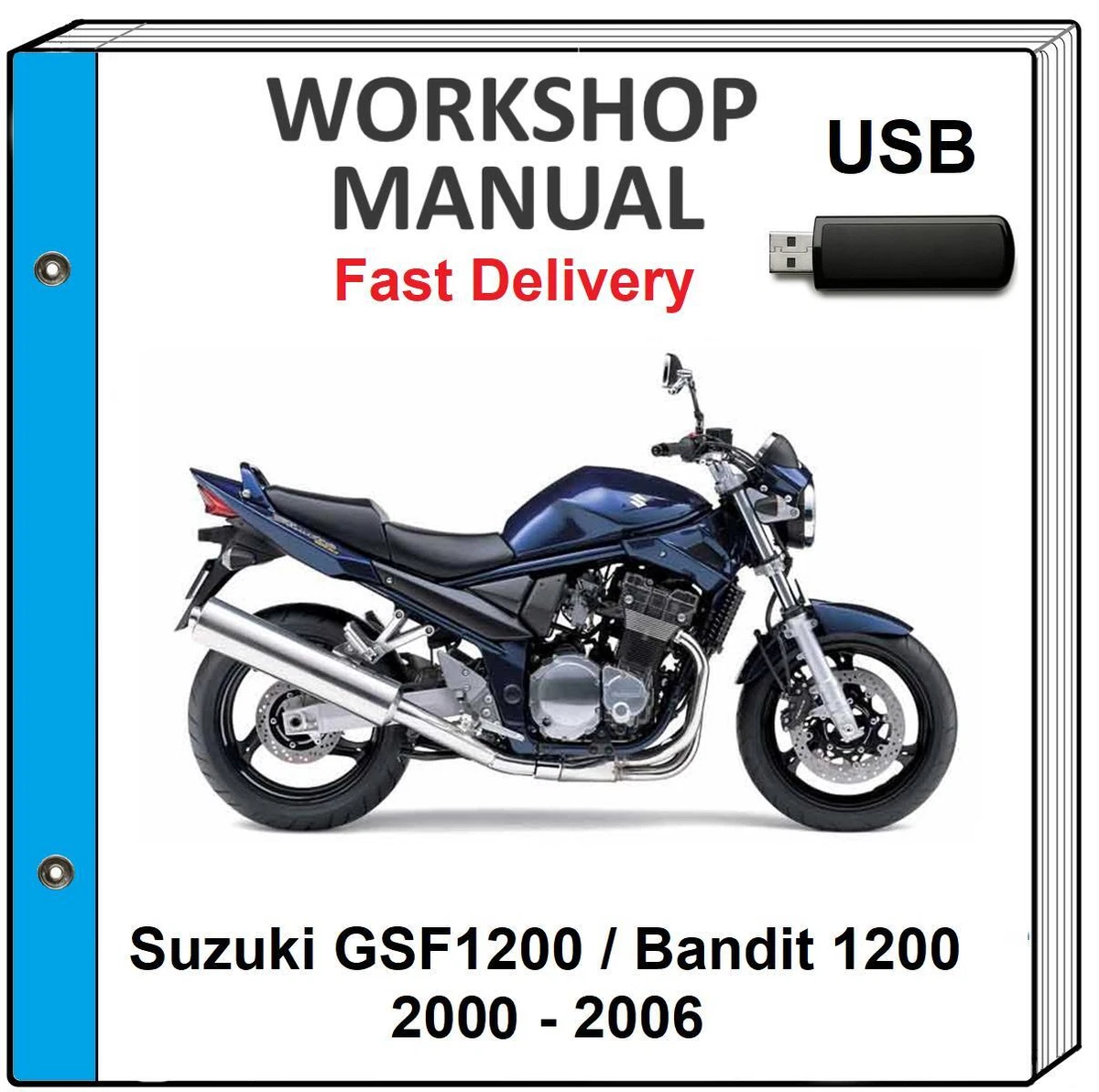 Bandit 1200 GSF1200 Motorcycle Repair Manuals & Literature for