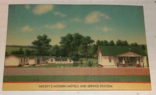 MICKEYS MODERN MOTEL & GAS STATION HARRISBURG PA POSTCARD NOS LOT OF 10 linen