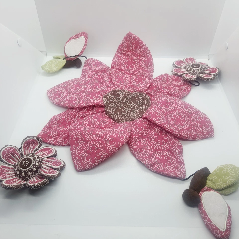 Nuevo de Lote Antiguo Cocalo TAFFY Bebé Rosa Guardería Móvil Floral Mariposa Música Cuna Difícil de Encontrar Foto 3 de 4