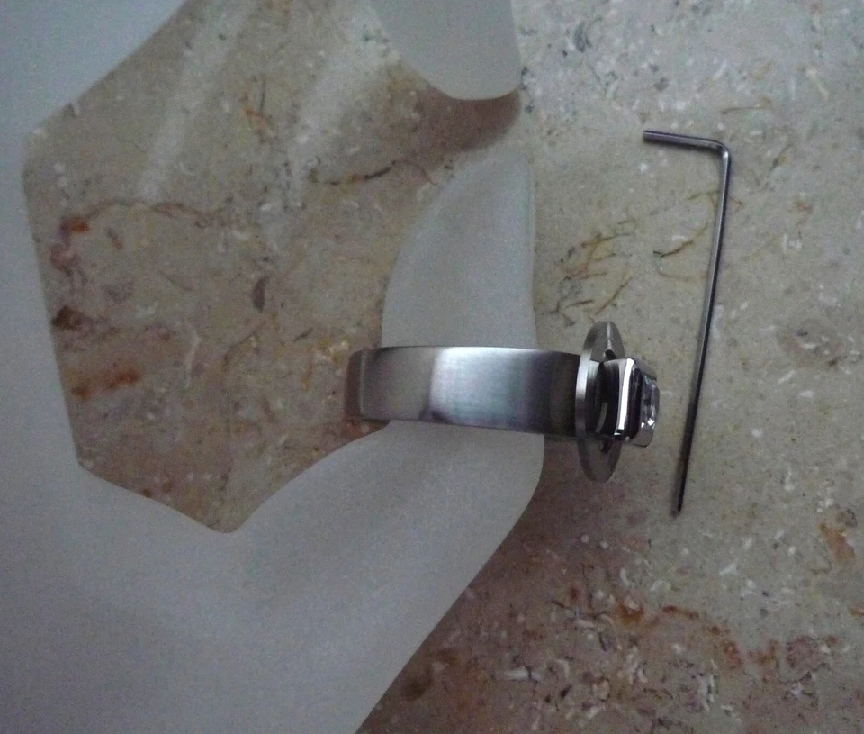 Energetix Magnetschmuck Creativ-Ring - Edelstahl-Zirkonia-Disc - Gr. 18 - Bild 3 von 4