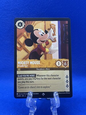 Disney Lorcana TCG Rise of the Floodborn Mickey Mouse Friendly
