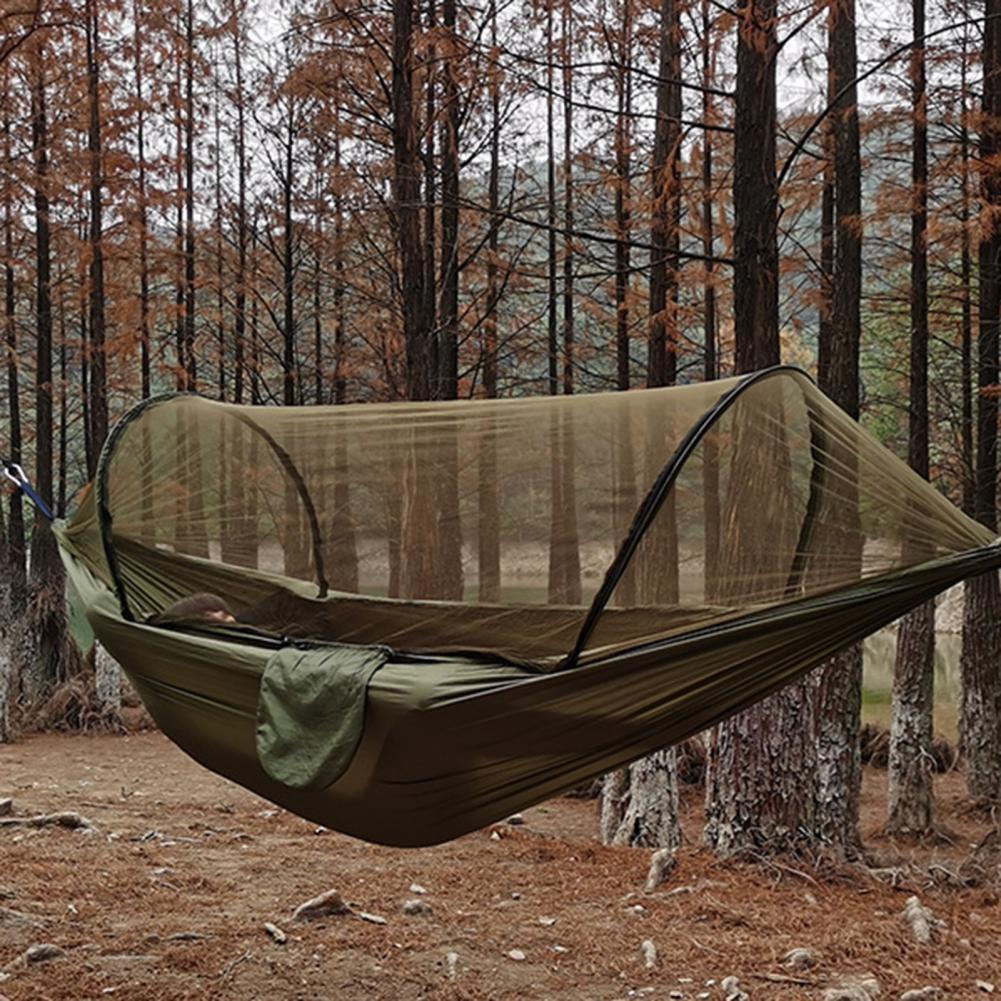 Portable Outdoor Camping Hammock with Mosquito Net Hanging Bed