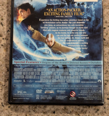 The Last Airbender (DVD, 2010) 97363518945| eBay