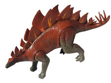 JURASSIC WORLD Mega Dual Attack Stegosaurus Dinosaur Toy Figure