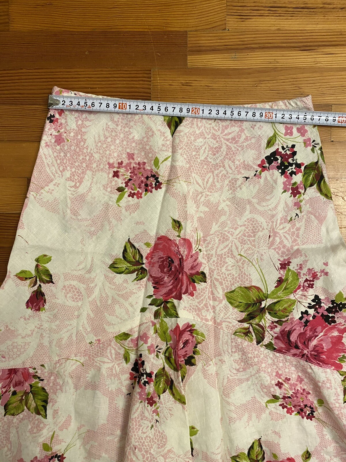 Rinascimento Skirt Size Medium Floral Vintage Linen eBay