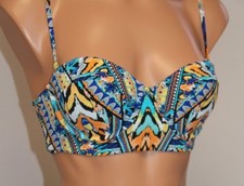 NWT Bar III Swimsuit Bikini Top Bra Size M On The Monarchy Underwire