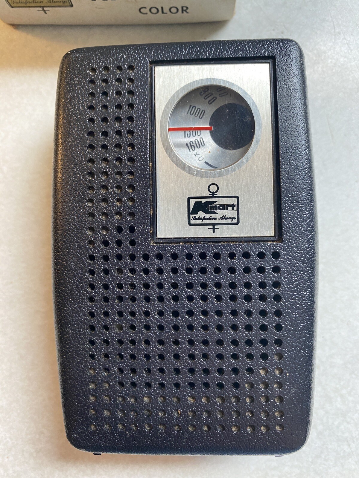 Vintage Kmart Solid State Radio 9 Volt Battery W/Box NO EARPLUGS eBay