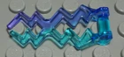Lego Figure Accessories Weapon Lightning Transparent Purple Blue Star Wars