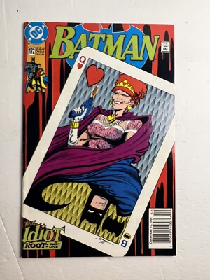 Vintage Comic: Batman #472 The Idiot Root, Part One - DC Comics Dec 1992 w