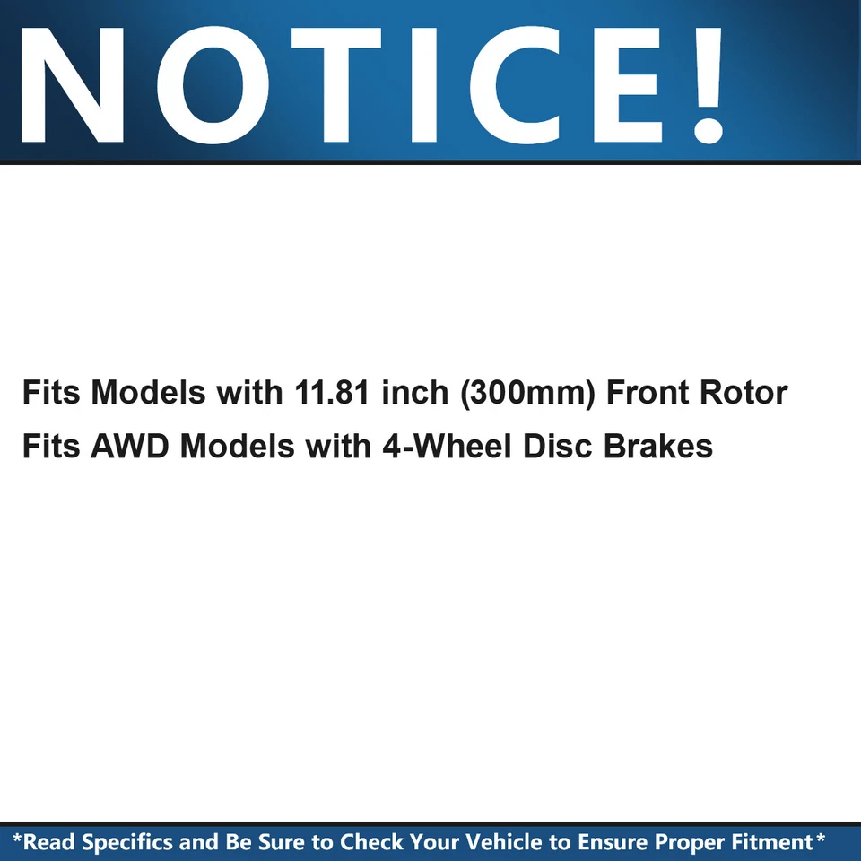 AWD Front Rear Disc Rotors Brake Pads for Rendezvous Venture Silhouette Montana - Image 2 of 4