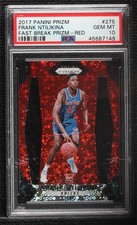 2017 Panini Prizm Fast Break Red 86/125 Frank Ntilikina #275 PSA 10 GEM MT 5ov