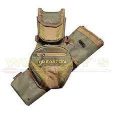 Easton Flipside 4 Tube Hip Quiver W/Belt - Ranger Green - 631428