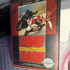 Electronic Arts Road Rash Sega Genesis 1991 Motorcycle Racing Game NTSC-U/C