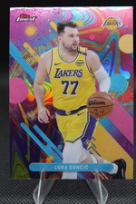 2025-26 Topps Finest Luka Doncic Oil Spill Refractor #81 Los Angeles Lakers