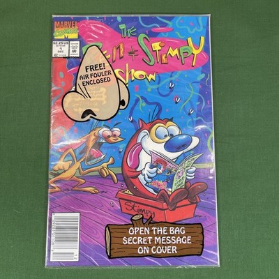 Ren & Stimpy Show #1 Marvel 1992 NEWSSTAND Factory Sealed VF/NM Rare