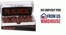 Bones Bearings Reds Skateboard Bearings, Quantity Set of 8 Bearings