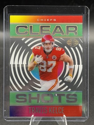 2021 Panini Illusions - Clear Shots Travis Kelce #CS-9 Emerald