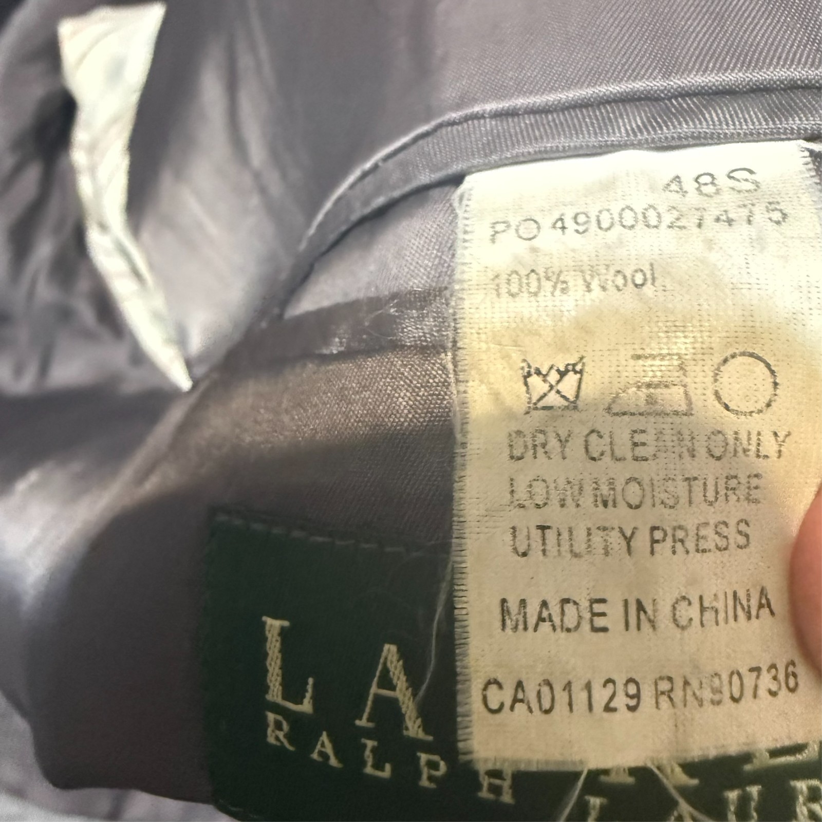 Vintage Ralph Lauren Mens Jacket Blazer Size 48S Brown Tweed Wool Sport Coat thumbnail 11