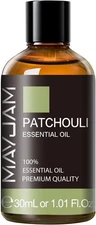 MAYJAM Patchouli Essential Oil, 1.01FL.OZ 1.01 Fl Oz (Pack of 1) 