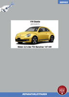 VW Beetle (11-17) Reparaturanleitung Motor 2,0 L FSI Benziner 147 Kw PDF