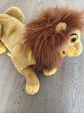 Disney Lion King Hand Puppet Mufasa Simba Plush 20 Inch Walt Disney Disneycore