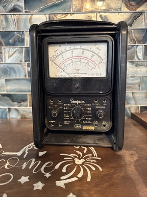 #ad Simpson 260 Series 8 Volt OHM Milliammeter Free Shipping $69.99