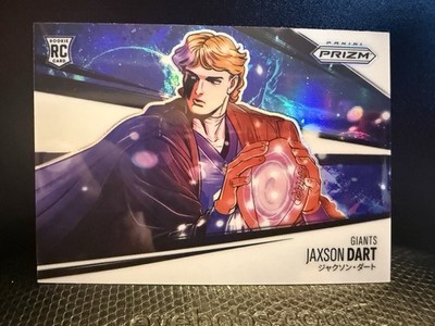 2025 Panini Prizm Jaxson Dart Manga - Horizontal SSP Rookie RC #14