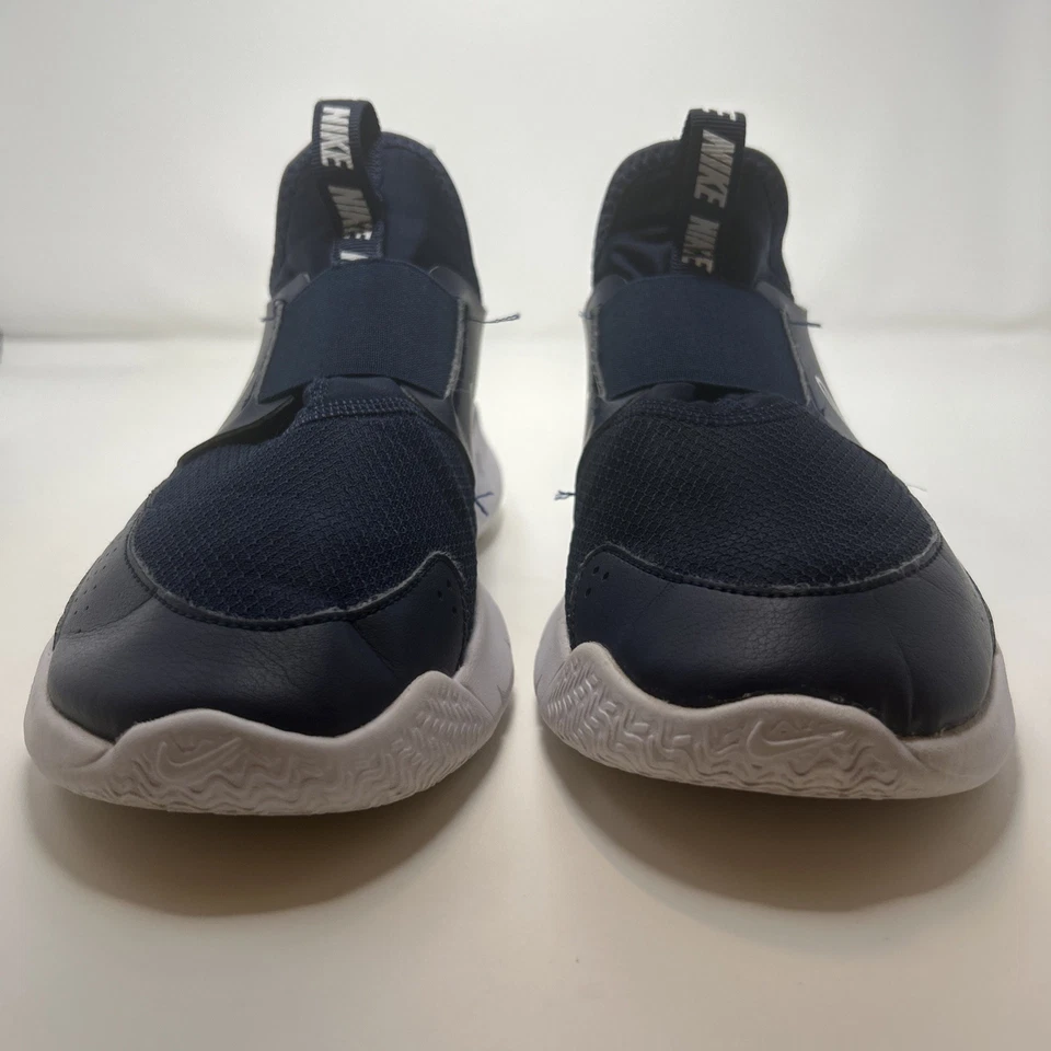 Nike Flex Runner 3 (GS) EE. UU. Talla 7Y Niño Grande Medianoche Azul Marino/Blanco Zapatos FN1294-403 Foto 2 de 4