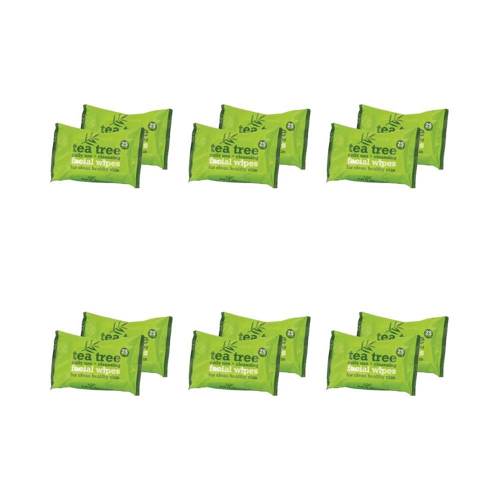 Tea Tree Cleansing Facial Wipes 75 + Foaming Face Wash 200ml, 4pcs Skincare Set - Image 9