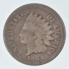 1864 Indian Head Cent BRONZE AC Average Circ *3751