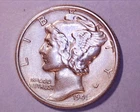 1941 Mercury Head Silver Dime ~ BU **128-6C