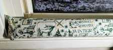 Door Draft Stopper, Cedar Filled, Draft Stopper, Window Draft Stopper, Christmas