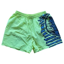 Vintage 80s Fast Breakers Retro Swim Trunks Sz L