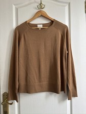 H&M BNWOT Camel thin  knit jumper M