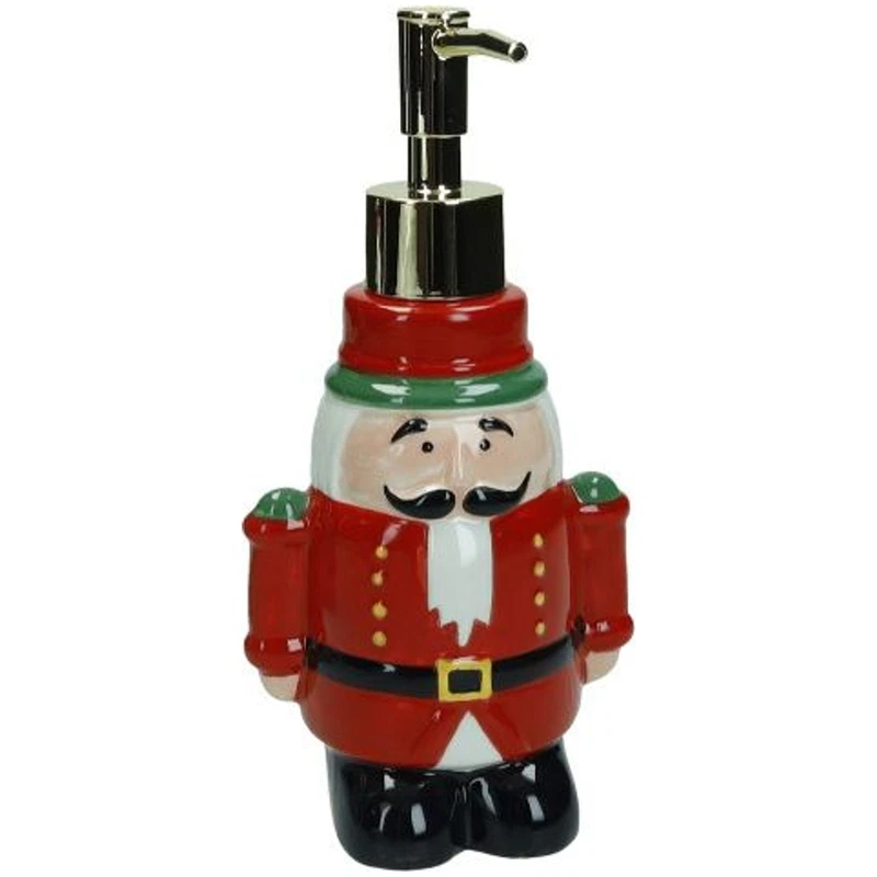 Dispenser Sapone Natale Christmas BRANDANI Pupazzo Renna Schiaccianoci Assortiti, fotografia 4 di 9