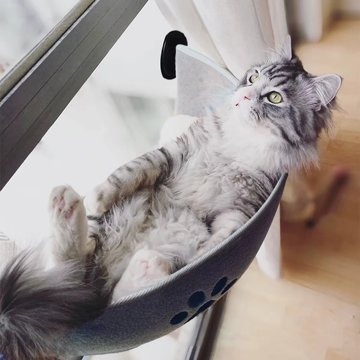 Pet Hammock Bed Window Lounger Cat Ferret Suction Cups 20kg