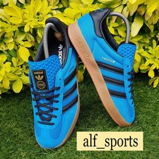 ❤ Scarpe da ginnastica Adidas Originals ® Gazelle blu indoor nuove con etichette e autentiche - taglia UK 7,5