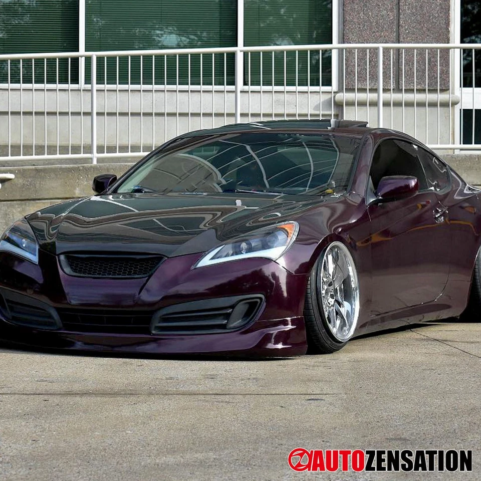 Fit 2010-2012 Hyundai Genesis Coupe Black Projector Headlights LED Sequential - Image 4 of 4