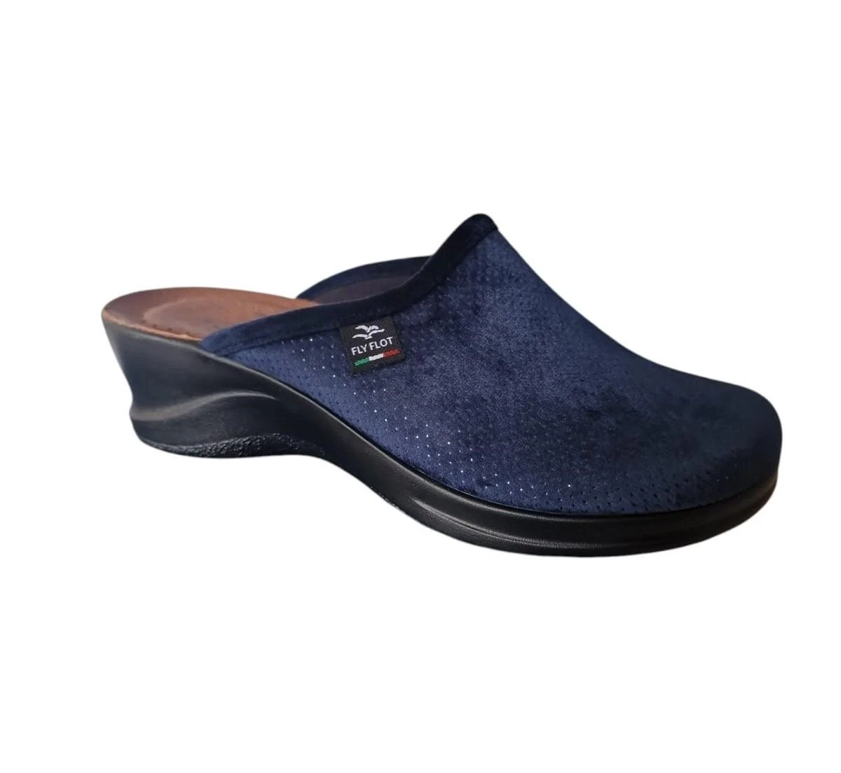 Fly Flot Ciabatte Donna Blu Anatomiche Lana 81P22KL 36