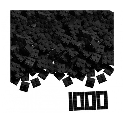 Simba Blox 1000 4er Bausteine schwarz Klemmbausteine Konstruktionsspielzeug