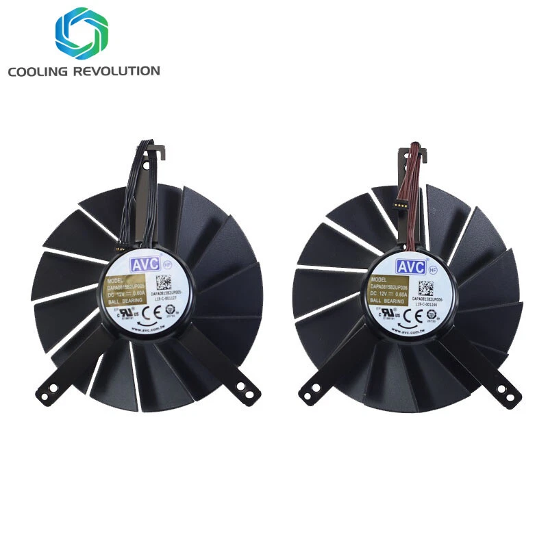 DAPA0815B2UP005/DAPA0815B2UP006 Graphics Card Wire Cool Fan For NVIDIA TITAN RTX - Image 2 of 2