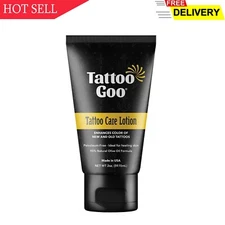 Tattoo Goo Aftercare Lotion Soothing, Color Brightening Skin Moisturizer - He...
