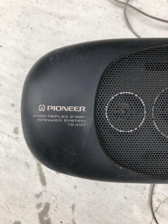 Vintage Carrozzeria Pioneer TS-X101 2way speaker Tested Working